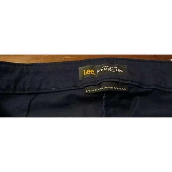 Lee L129806 Womens Navy Relaxed‎ Fit Original All Day Jeans Size 10 L NWT #154C - Picture 4 of 16